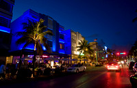 Art Deco GebŠude am Ocean Drive von Miami Beach 2008